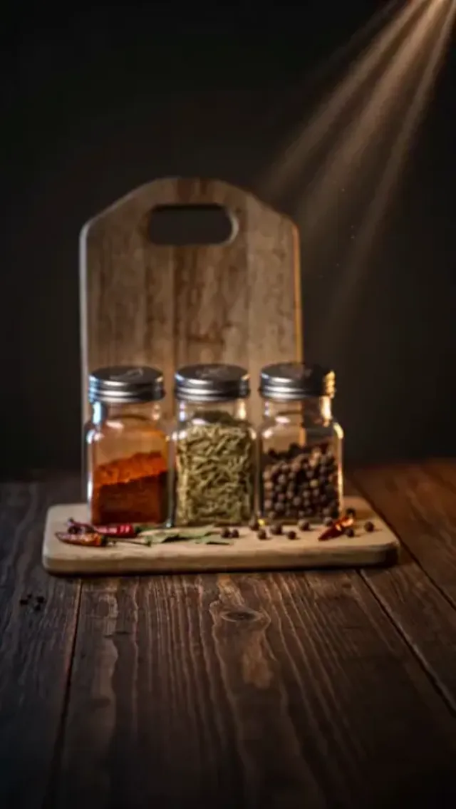 Finished masala & spices ad.